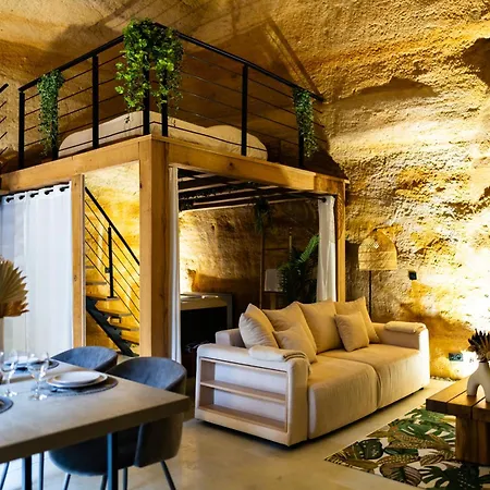 Le Temps Suspendu, Suite Troglodyte Avec Jacuzzi Doue-la-Fontaine Exterior photo